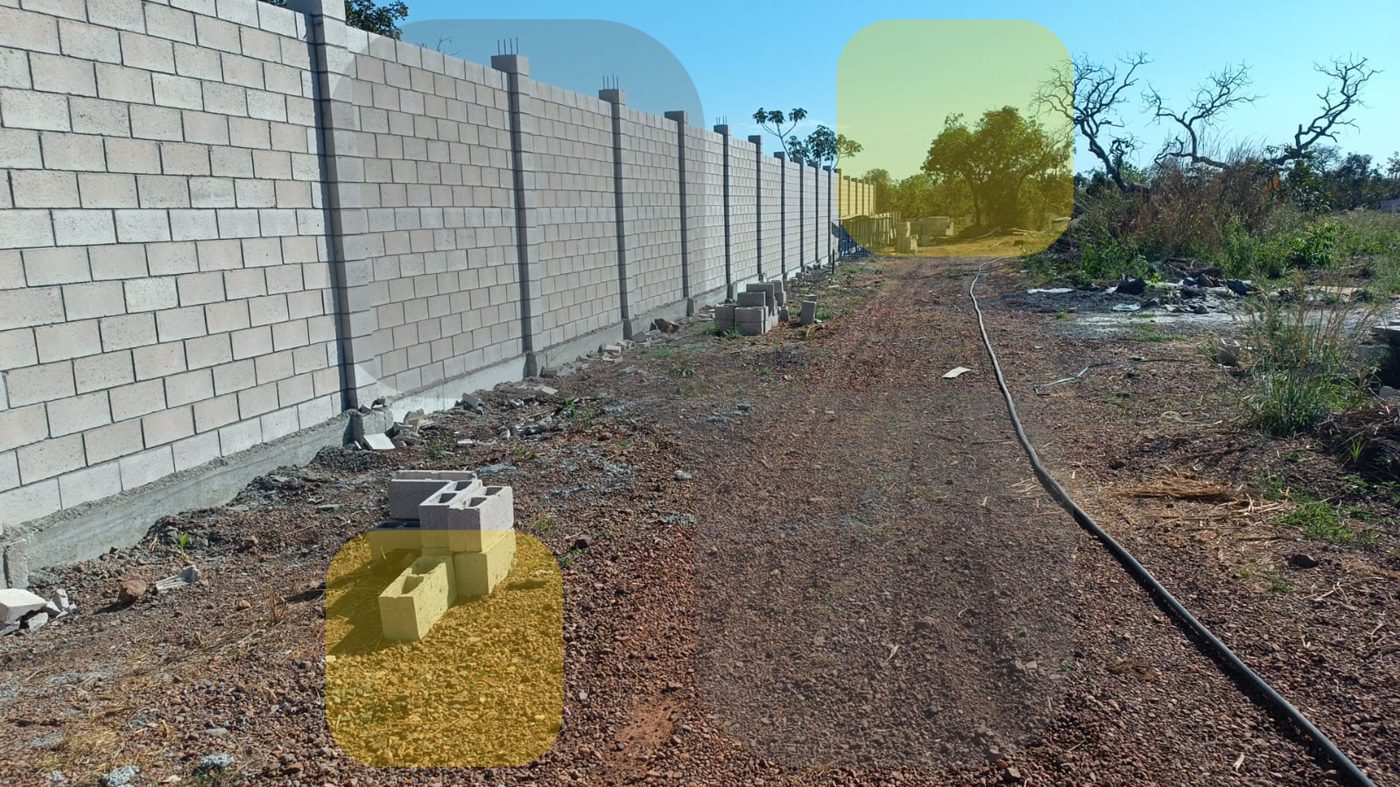 Trecho de muro